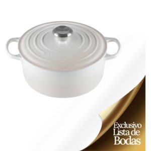 Round Cocotte Meringue 24 cm Le Creuset